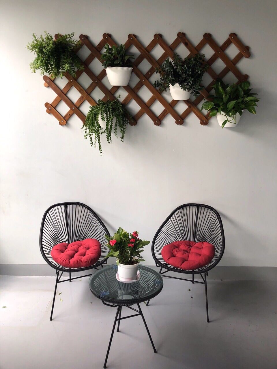 [HCM]Bộ bàn ghế ban công bàn ghế sân vườn( tặng kèm 2 nệm)