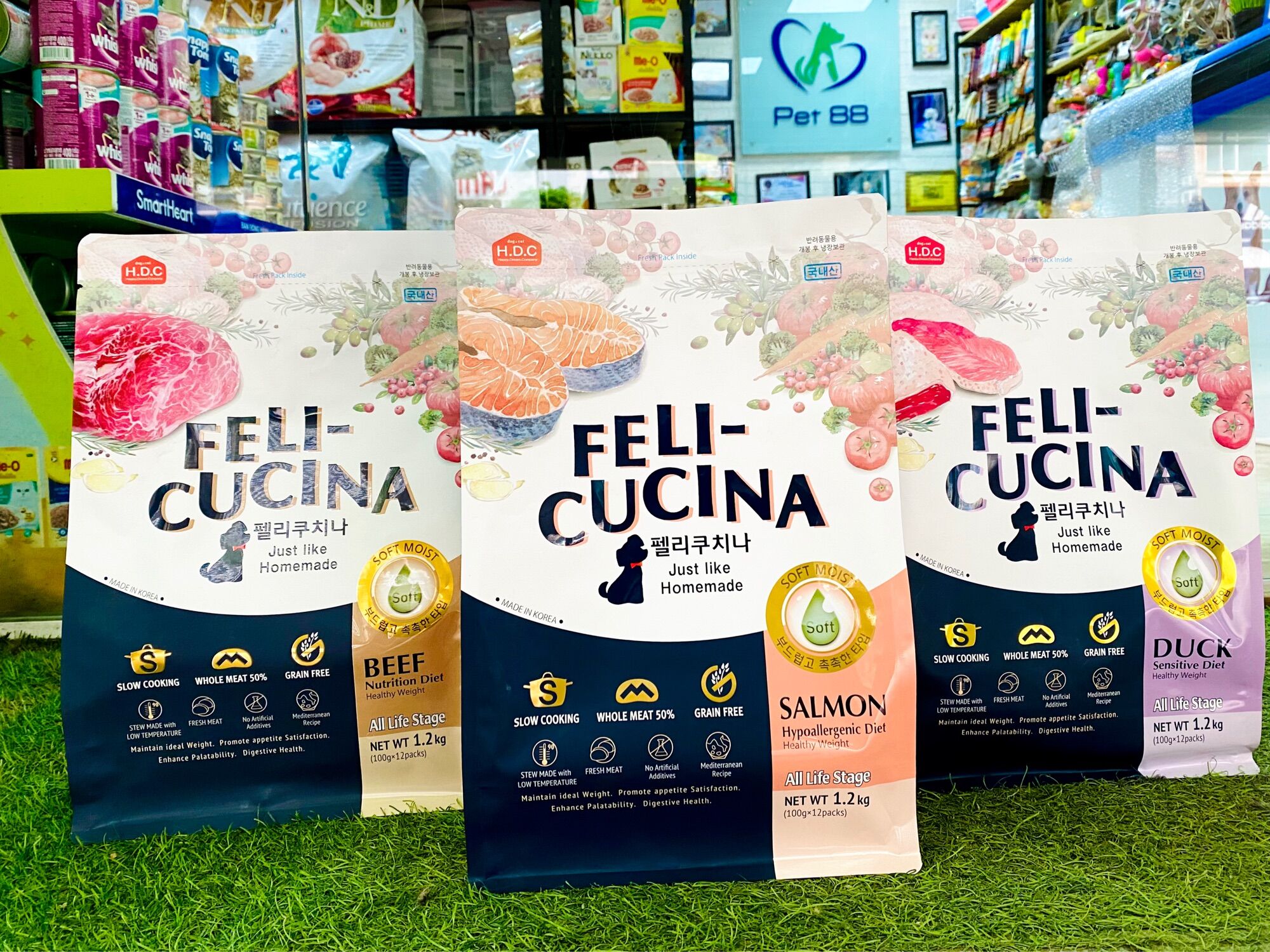 Hạt mềm Feli Cucina cho Chó mọi lứa tuổi - thức ăn cho chó