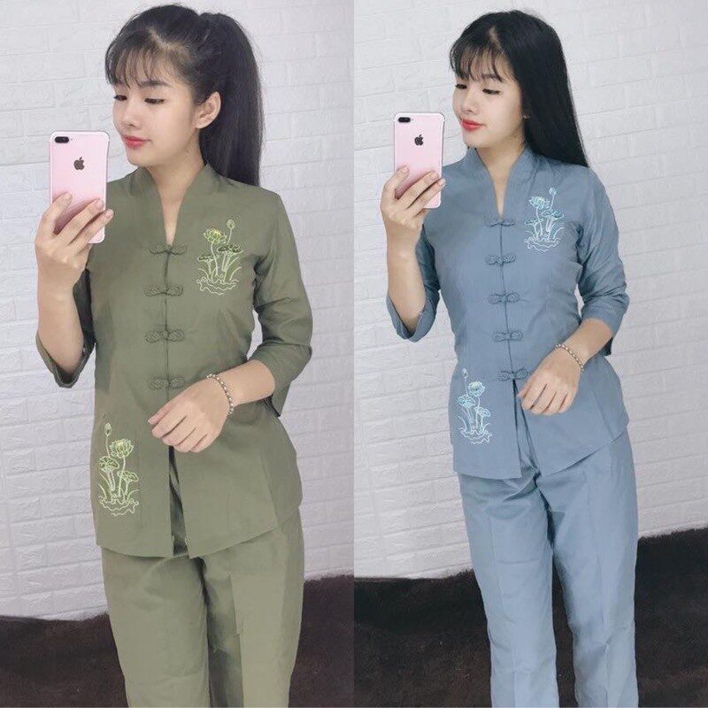 ĐỒ LAM ĐI CHÙA MẪU NỮ BÀ LAI TIM KATE LOẠI 1
