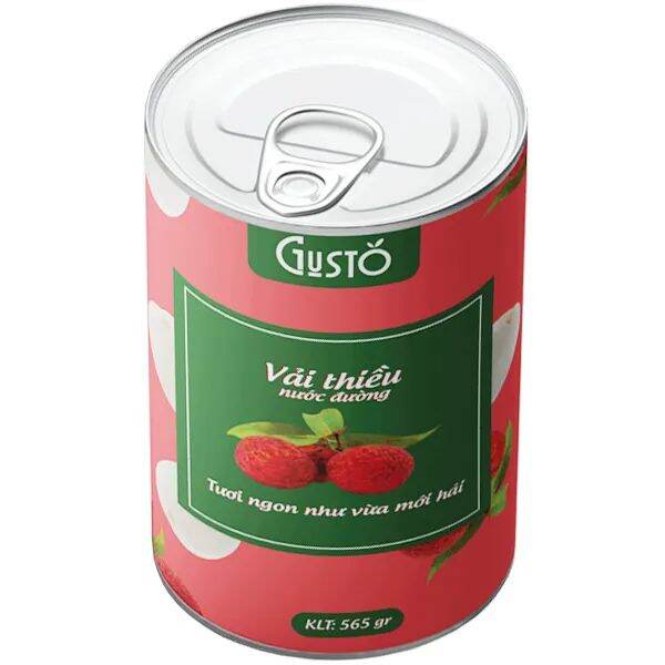 Vải Thiều nước đường Gusto - 565gr