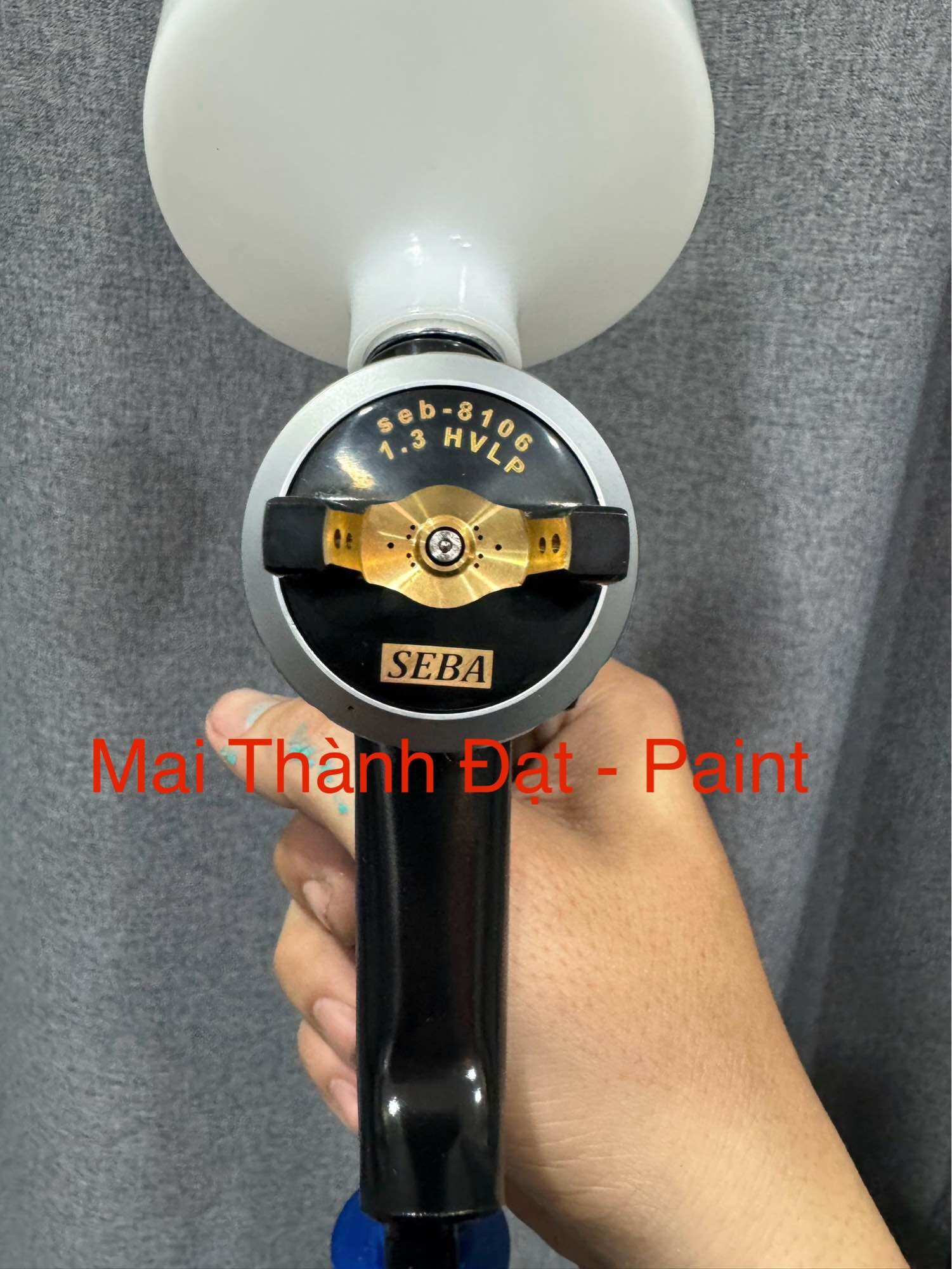 Súng Phun Sơn Seba 8106 ( Sơn oto xe máy ) Đầu Phun Chuẩn 1.3mm .