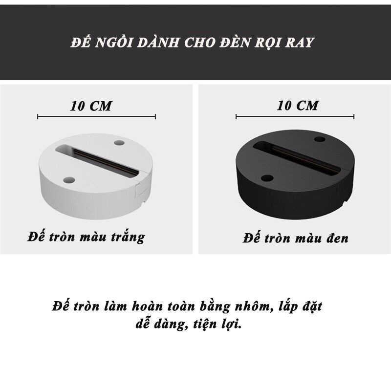 Đế đèn rọi ray rọi tranh
