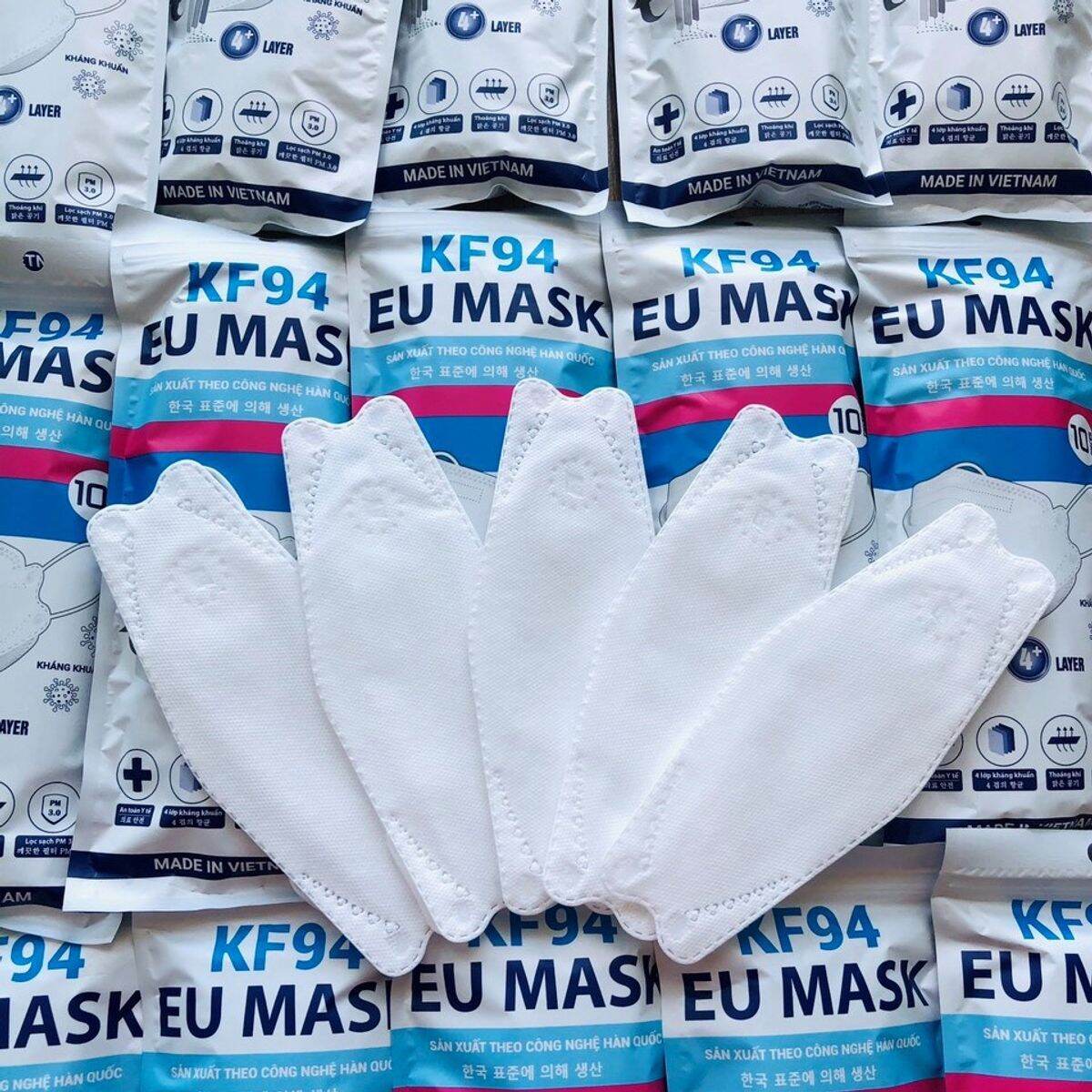 KHẨU TRANG KF94 EU MASK - 10 CÁI/TÚI