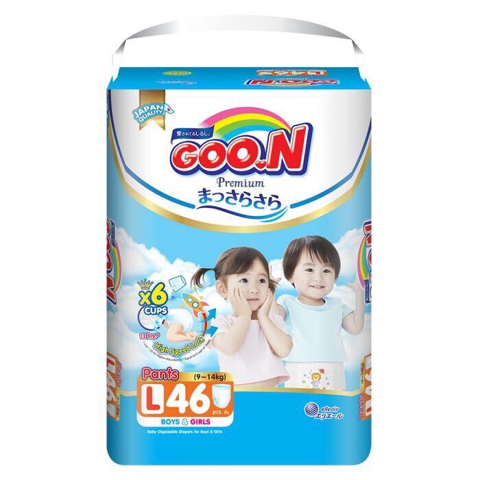 Bỉm goon Premium Size L46 quần
