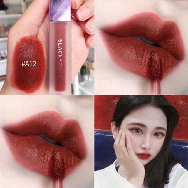 Son black rouge air fit velvet tint ver 2 màu a12