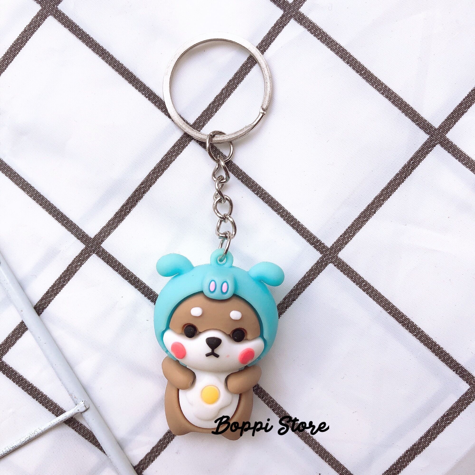 Móc khoá chú chó Shiba dễ thương