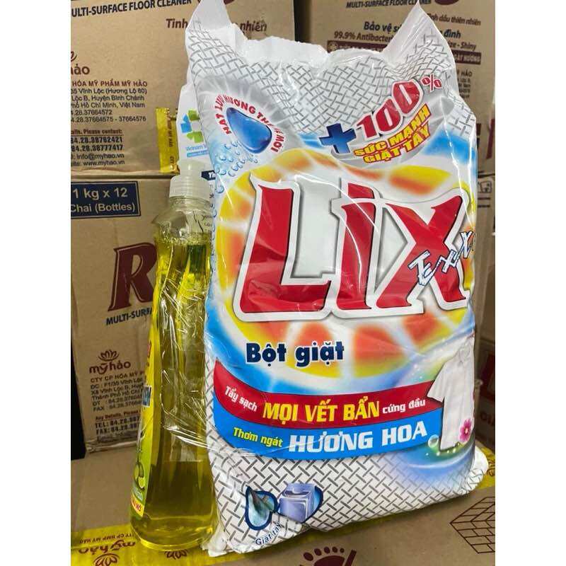 Bột giặt Lix Extra hương nước hoa 5.5kg – sạch sáng, thơm lâu