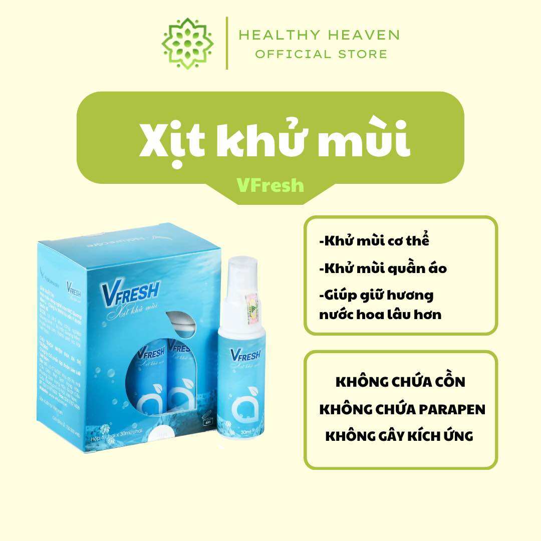 V-fresh xịt khử mùi - hương unisex - 30ml/chai