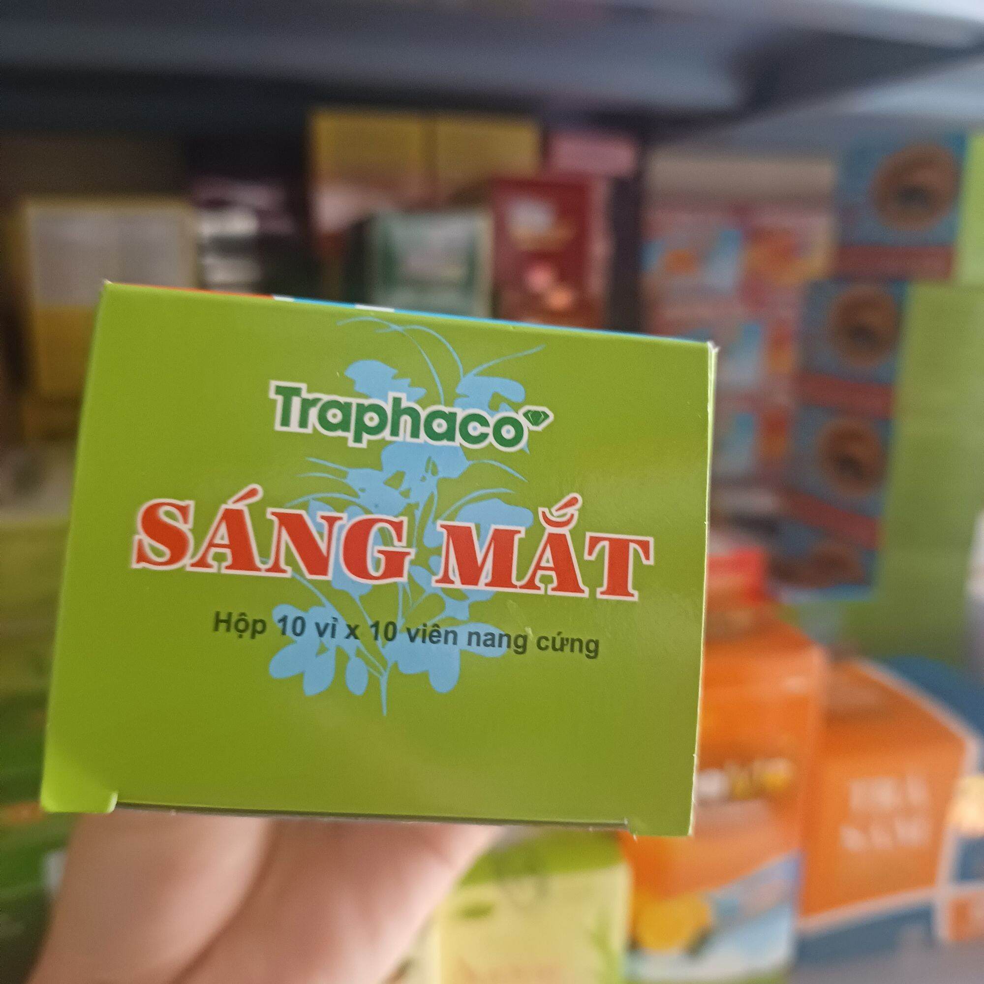 Sáng mắt traphaco hộp 100 viên nang