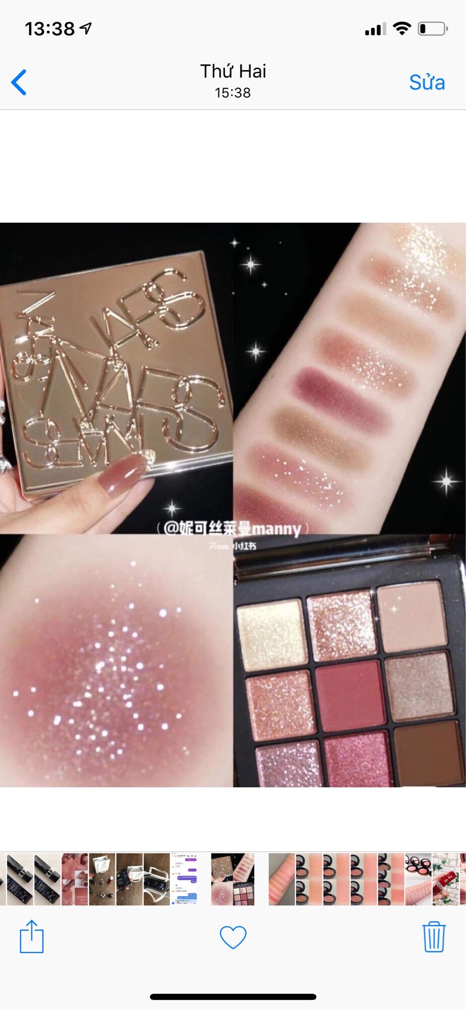 Phấn mắt Nars Uninhibited Limited