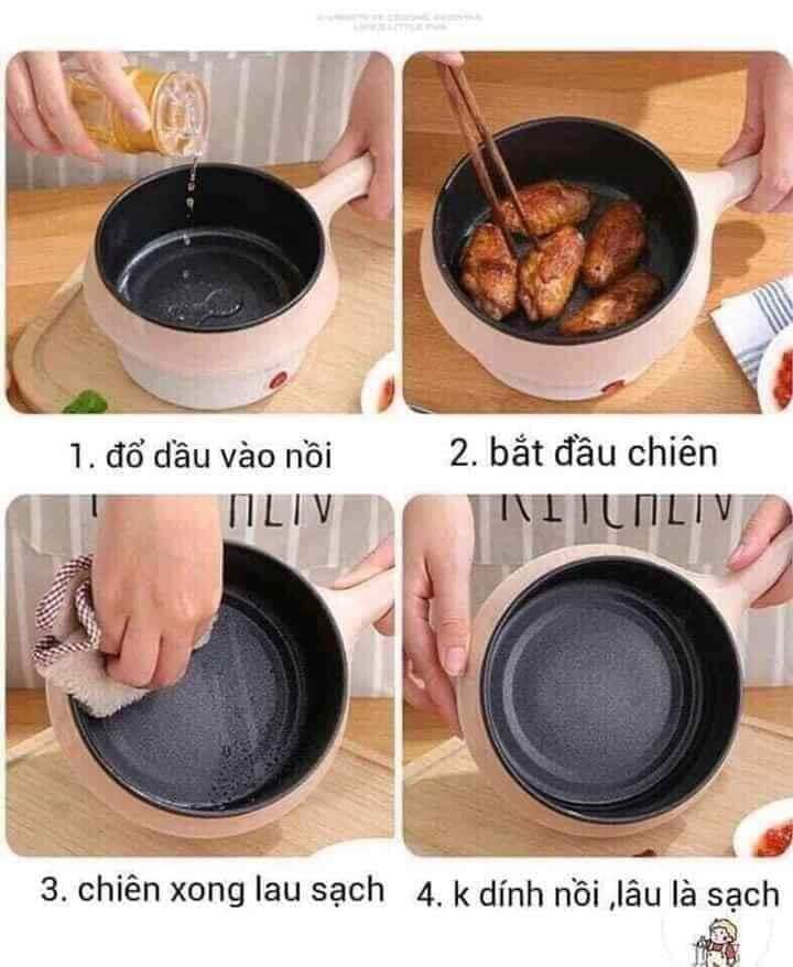 Ca mì nấu lẩu kèm xửng hấp