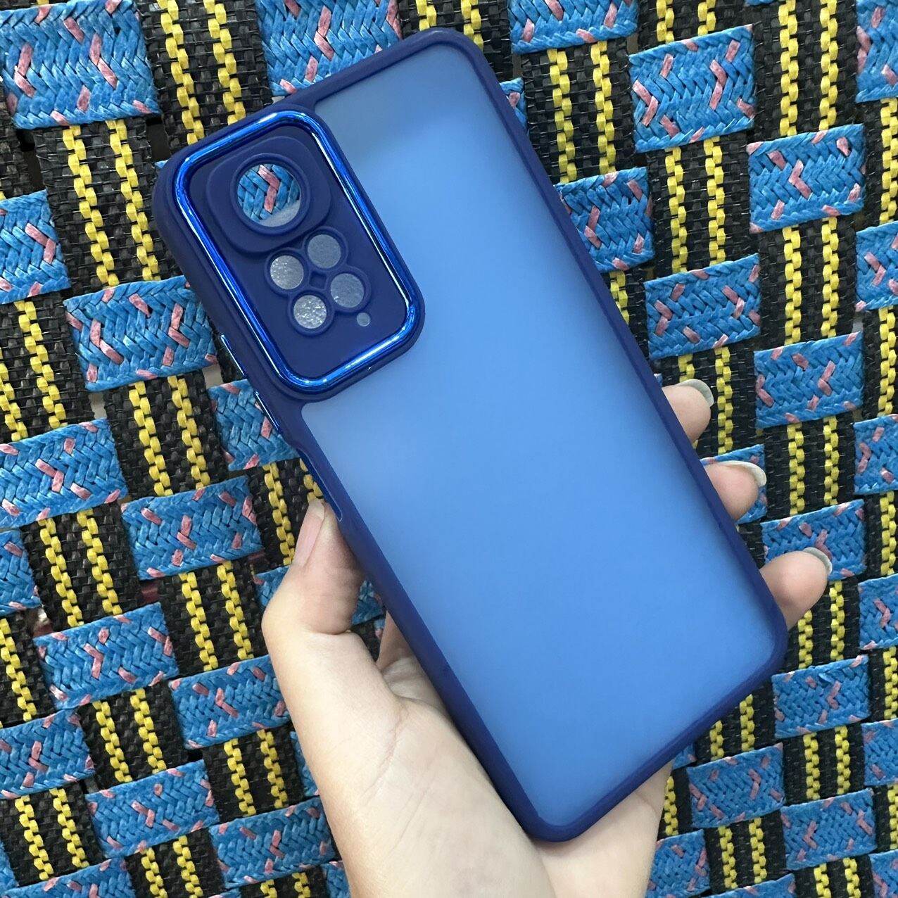 Case ốp lưng Xiaomi redmi note 11 4G viền dẻo màu lưng nhám mờ bảo vệ camera