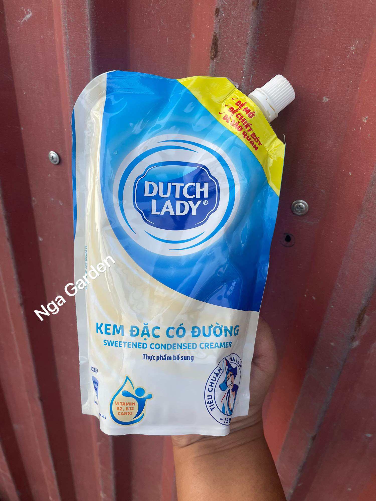 Kem đặc có đường Dutch Lady dạng túi 545g sữa đặc có đường