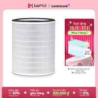 ENP124_FLT - Bộ lọc Lock&Lock của máy lọc không khí ENP124WHT - Lõi HEPA, Lọc bụi mịn, khói, vi khuẩn