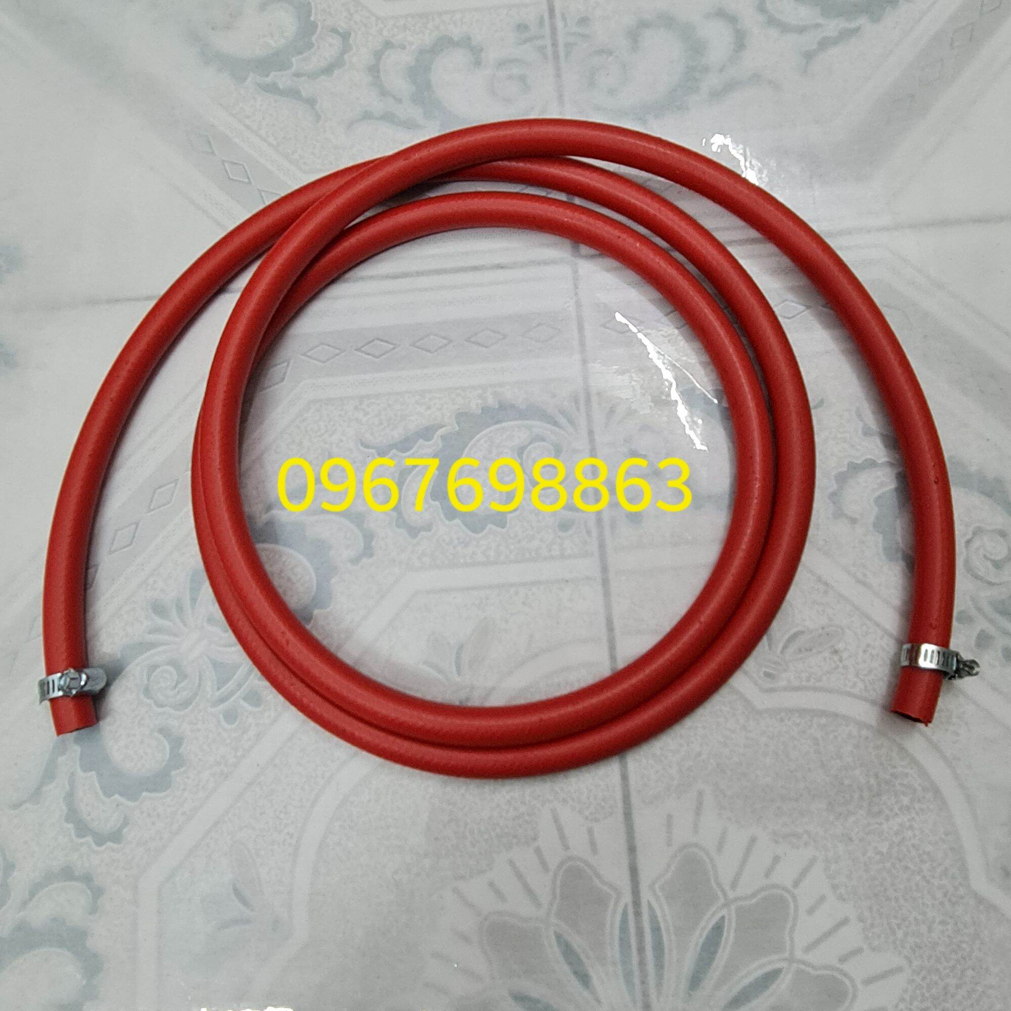 Dây sang chiết khí oxy, nito...Dây sang chiết khí áp lực cao từ bình to qua bình nhỏ có đồng hồ đo áp lực 25MPa