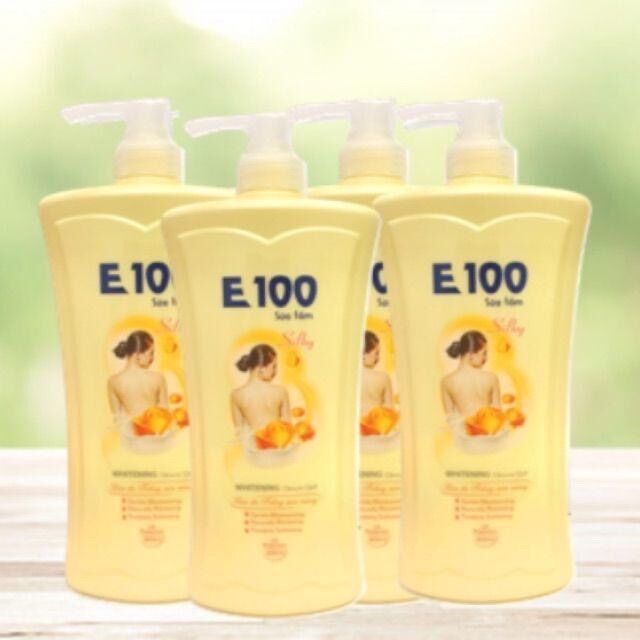 Sữa tắm E100 màu vàng chai lớn 12L