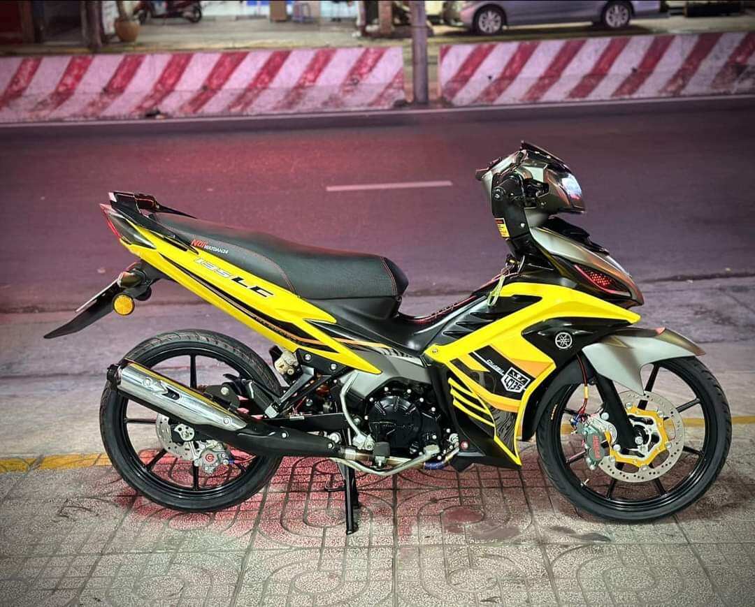 Tem rời 3 lớp ex 135 - Mẫu tem chế lc mới dán xe vàng xám siêu đẹp