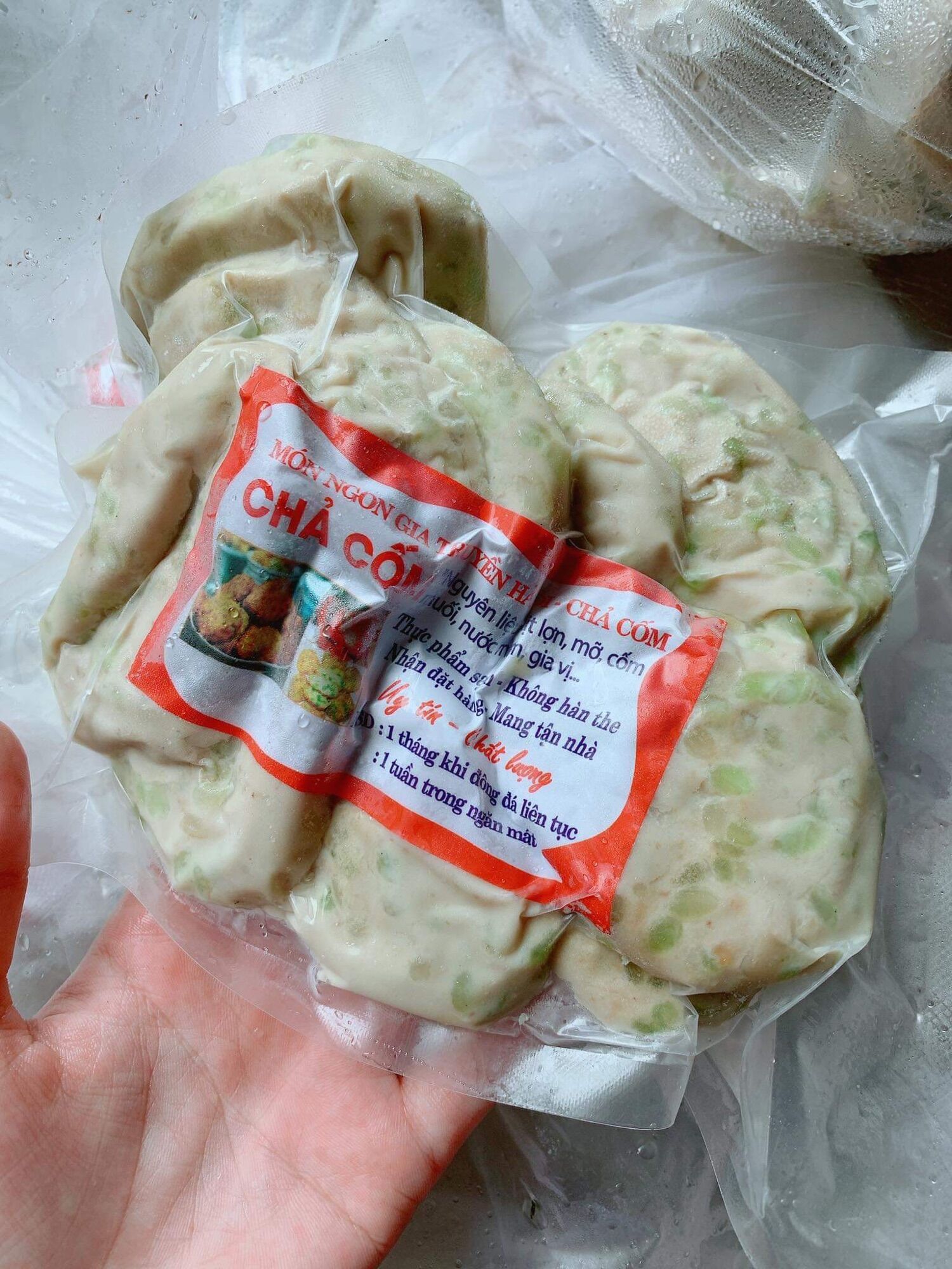 0,5kg Chả cốm Hà Nội LOẠI 1 (hoả tốc tphcm)