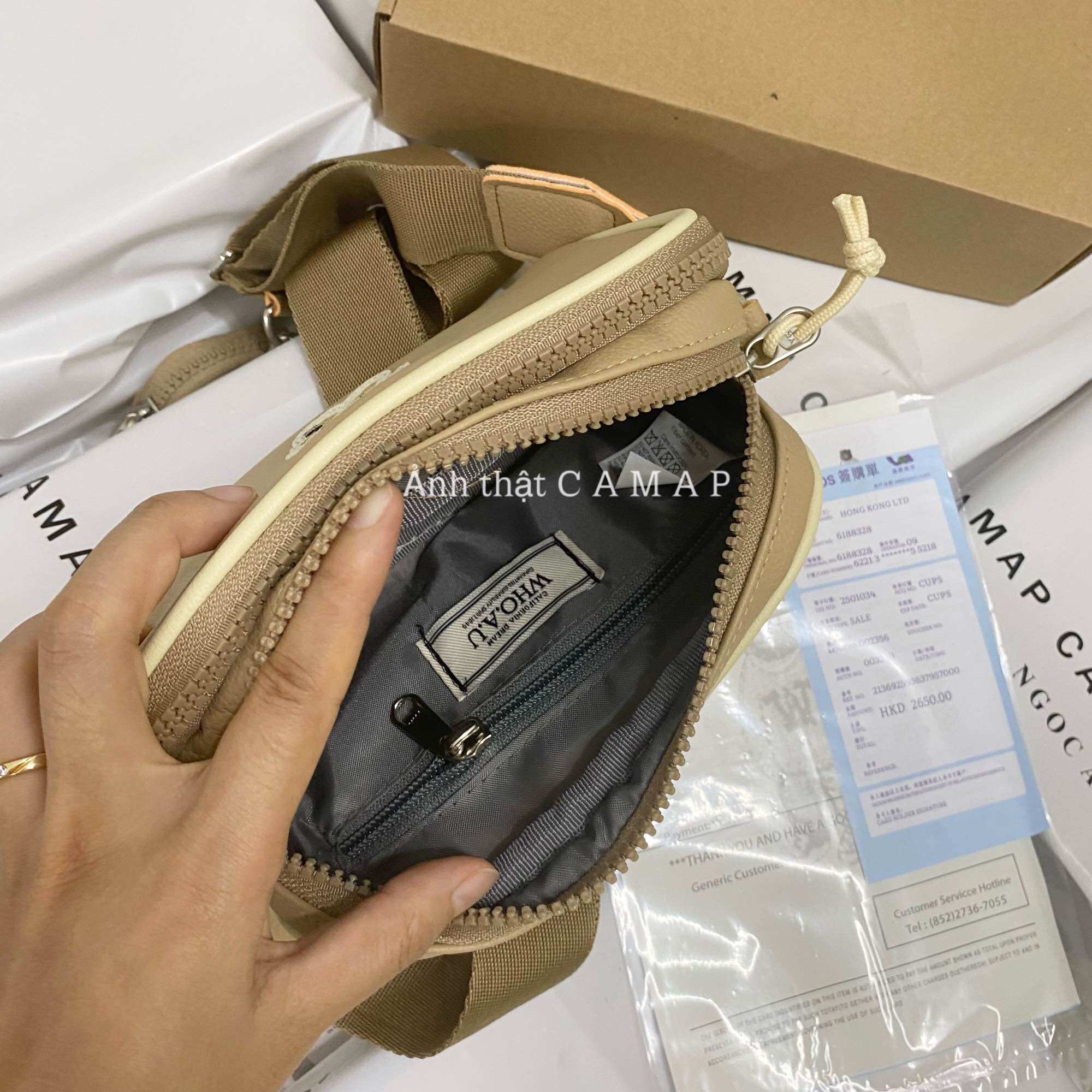 Túi đeo chéo Unisex Whoau