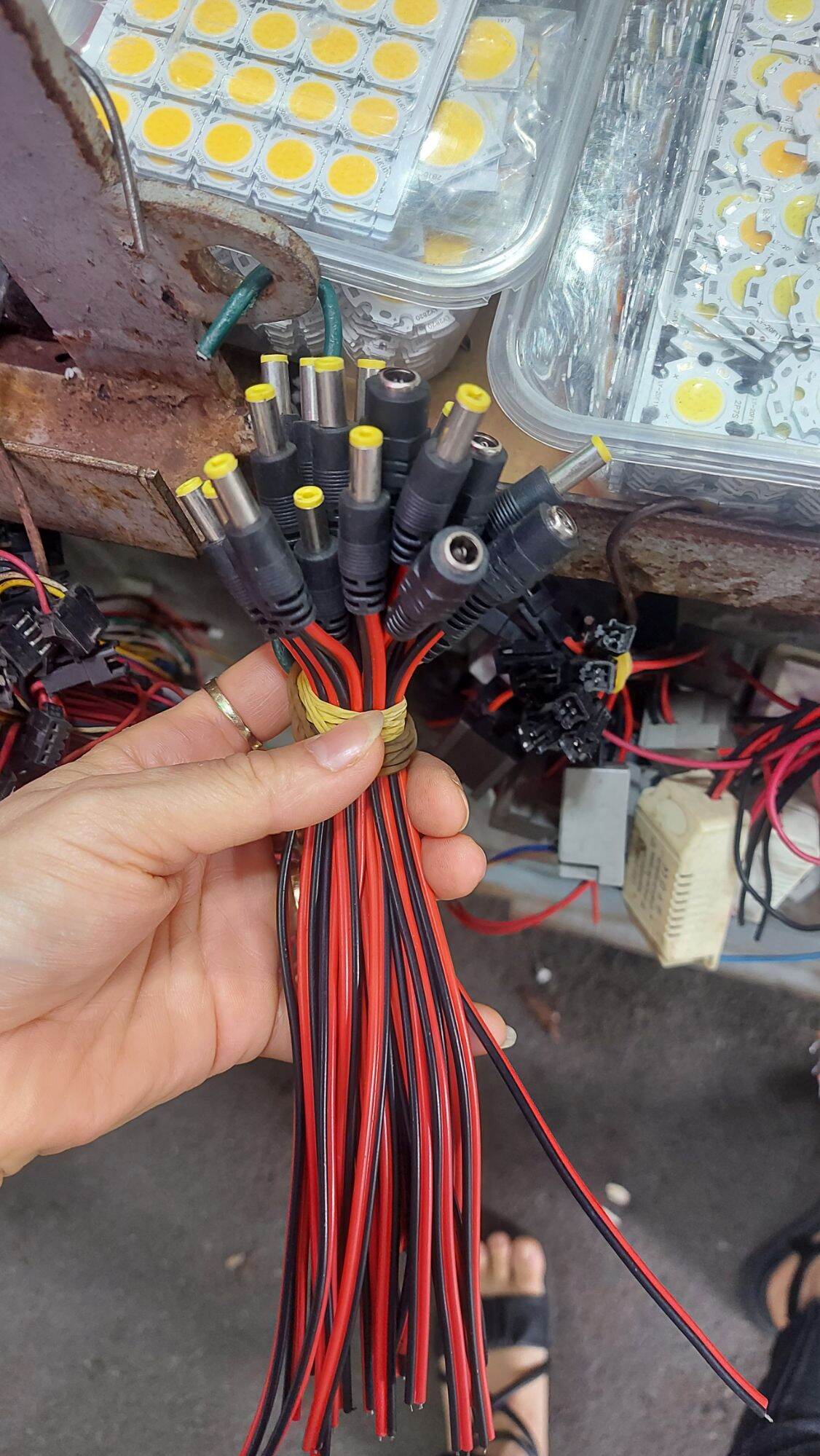 10bộ rắc DC đực cái