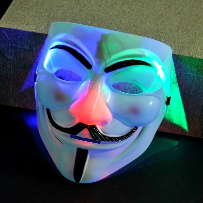 [HCM]Mặt nạ HACKER - Mặt nạ Ma hoá trang Halloween