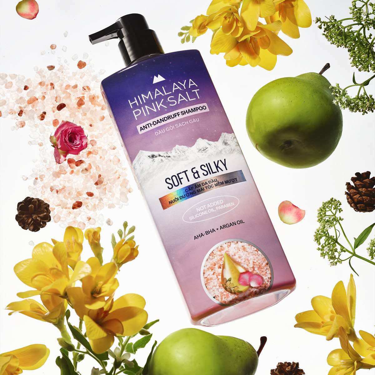 Dầu gội đầu muối hồng himalaya