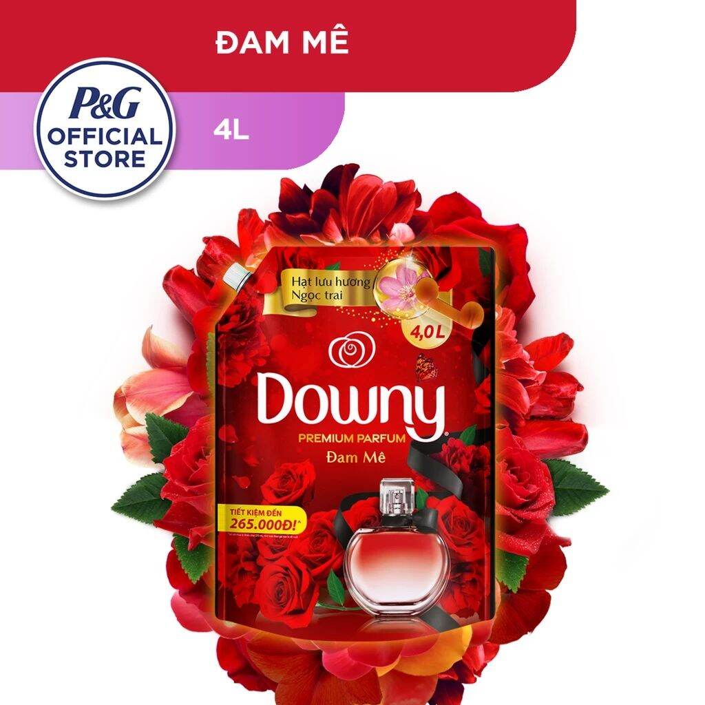 Nước xả vải downy 4l hương đam mê