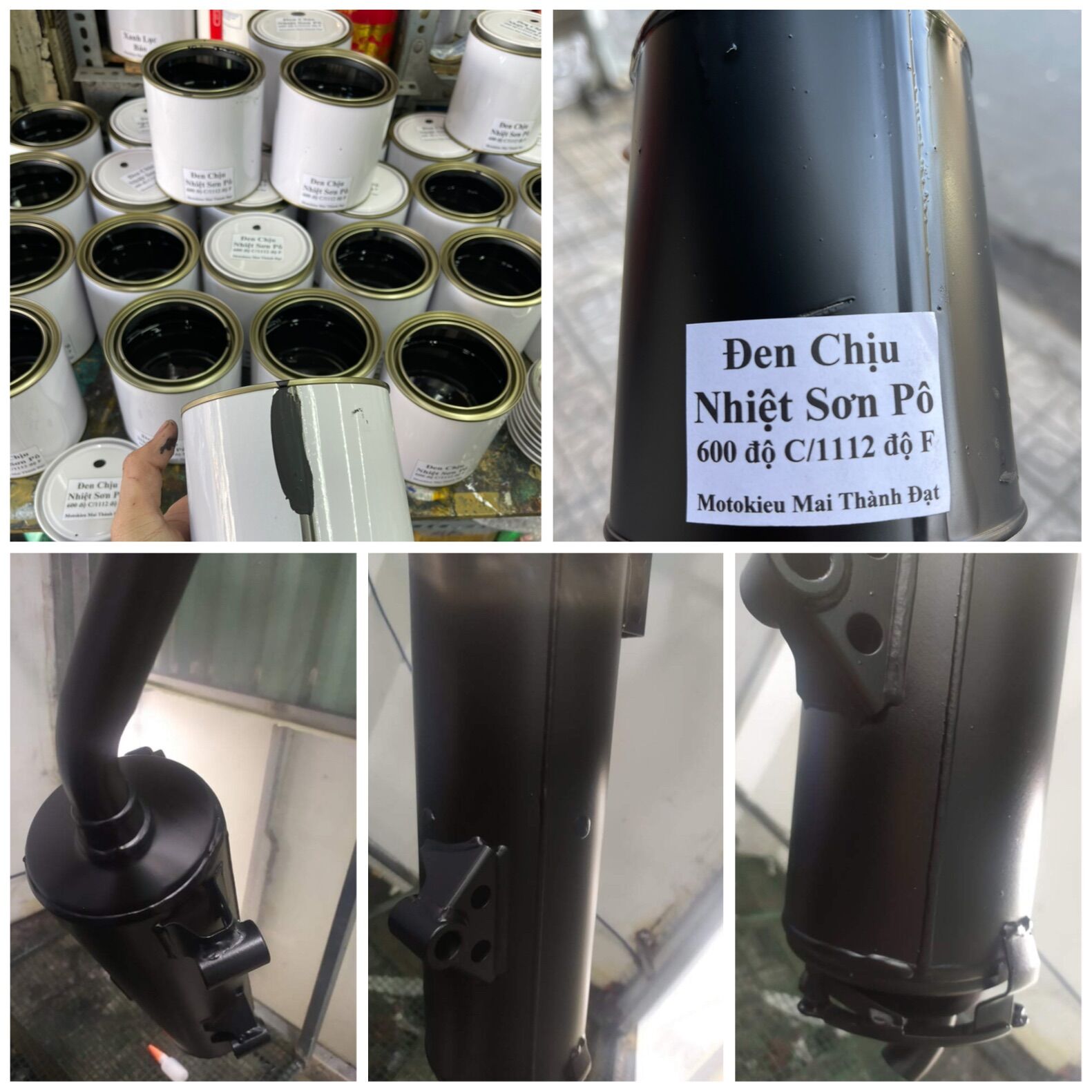 Sơn chống cháy 600 độ . motokieu maithànhđạt
