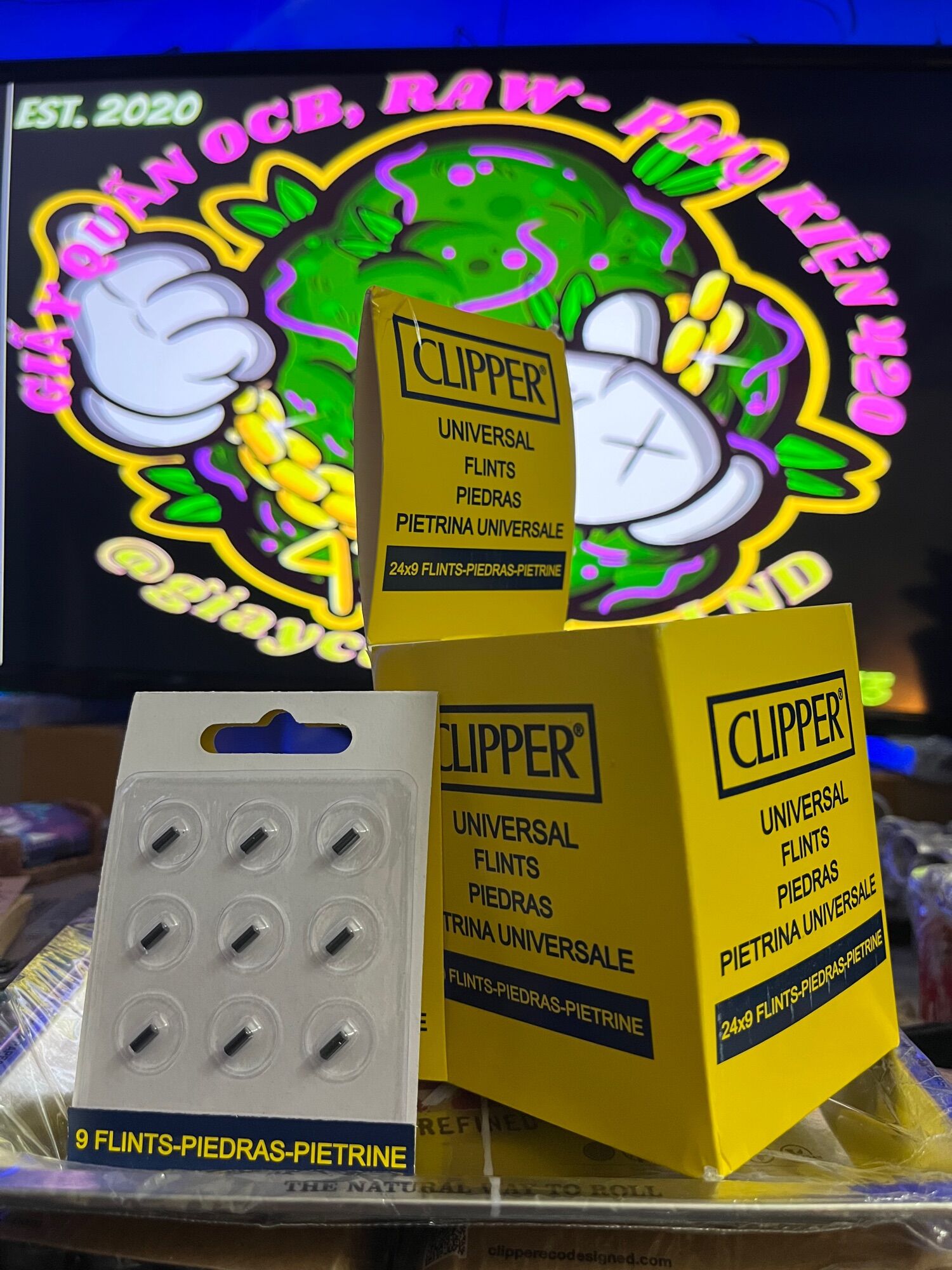 Đá đánh lửa clipper 30k 9 viên