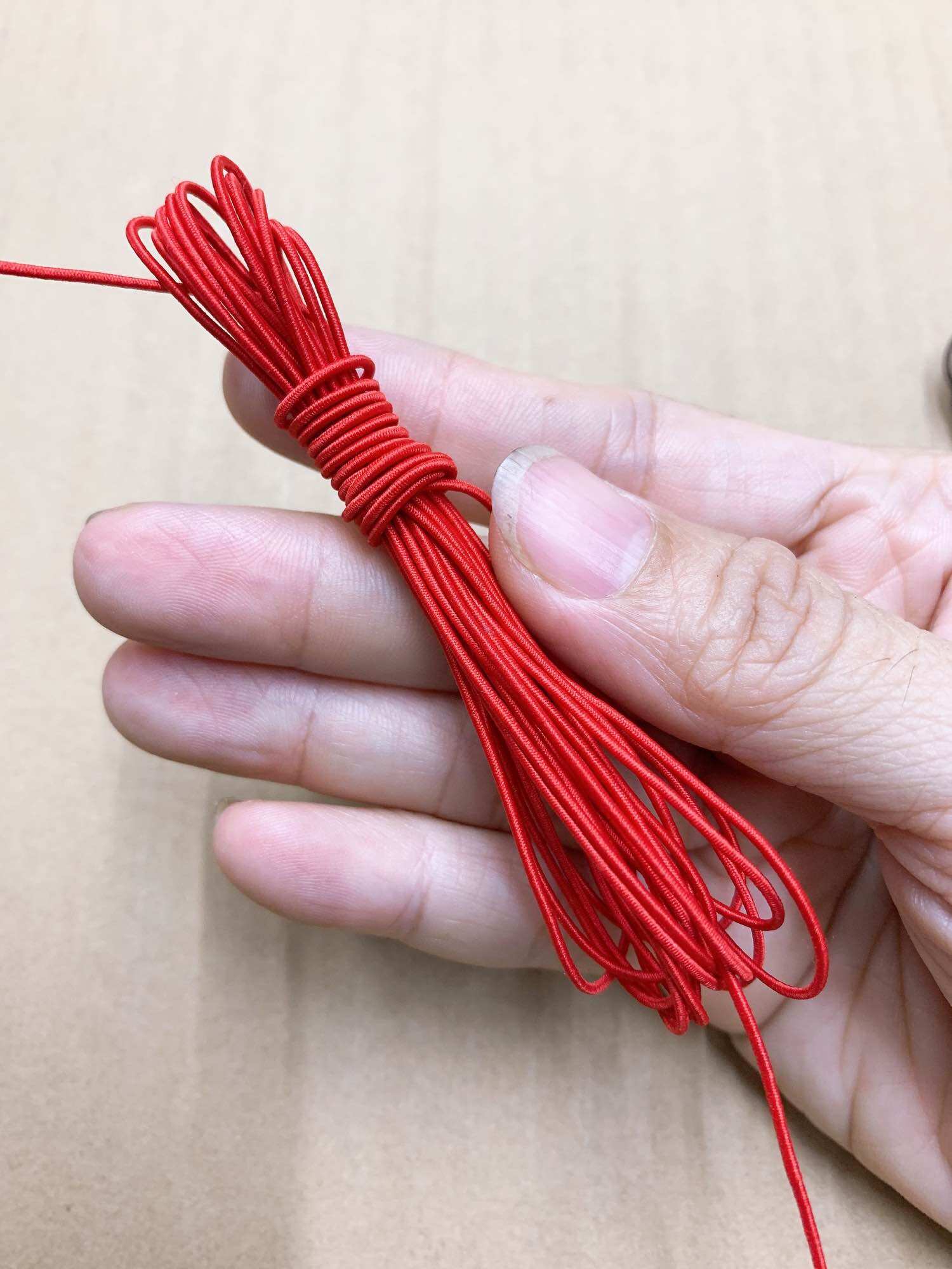 10m thun tròn 1mm xỏ chuỗi.