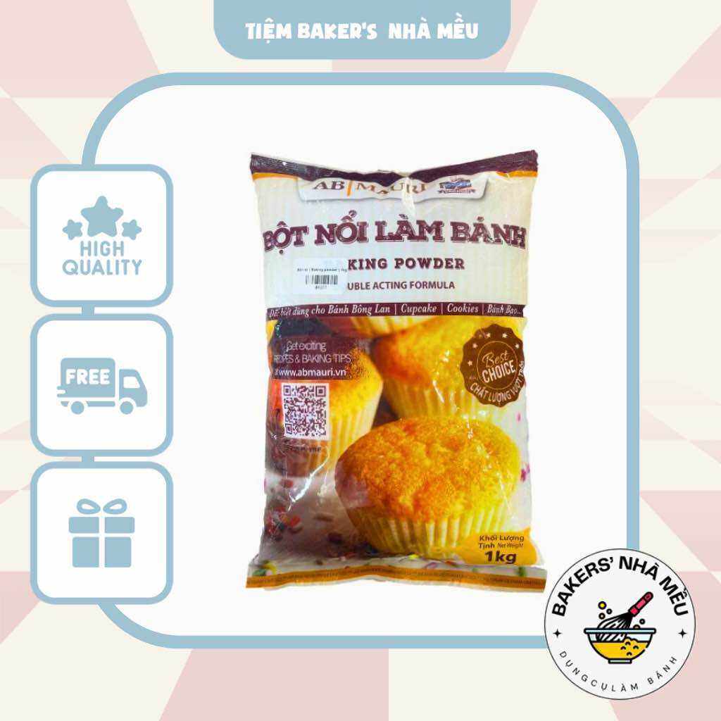 Bột Nổi/Bột Nở Làm Bánh (Baking Powder) AB Mauri 1Kg/Gói