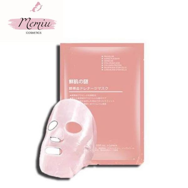 Mặt nạ nhau thai cừu nhật mask giấy rwine dưỡng da dưỡng ẩm 40ml