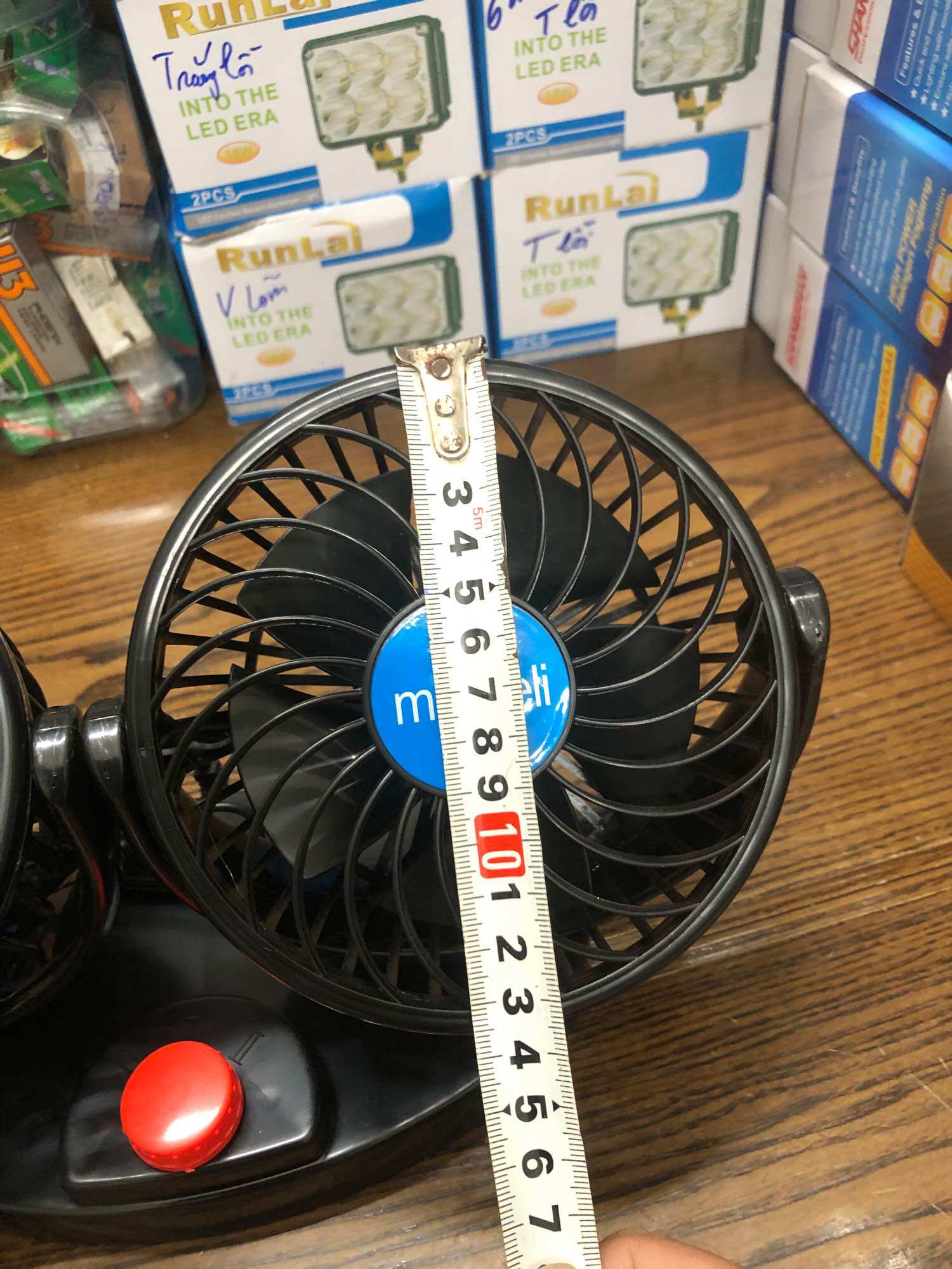 Quạt đôi DC 12 - 24 v loại to