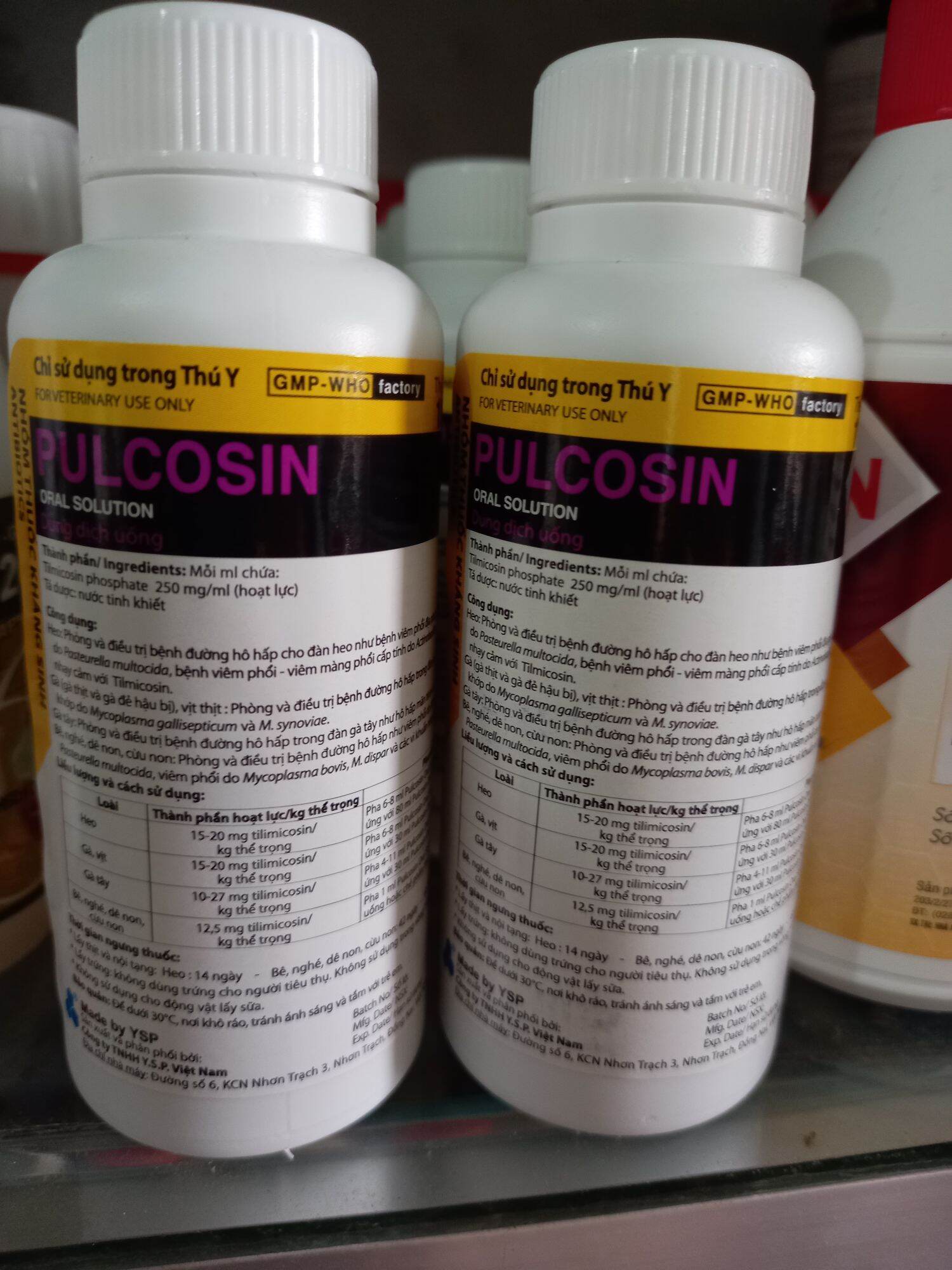 Tilmicosin Dạng Uống,Chai 100ml