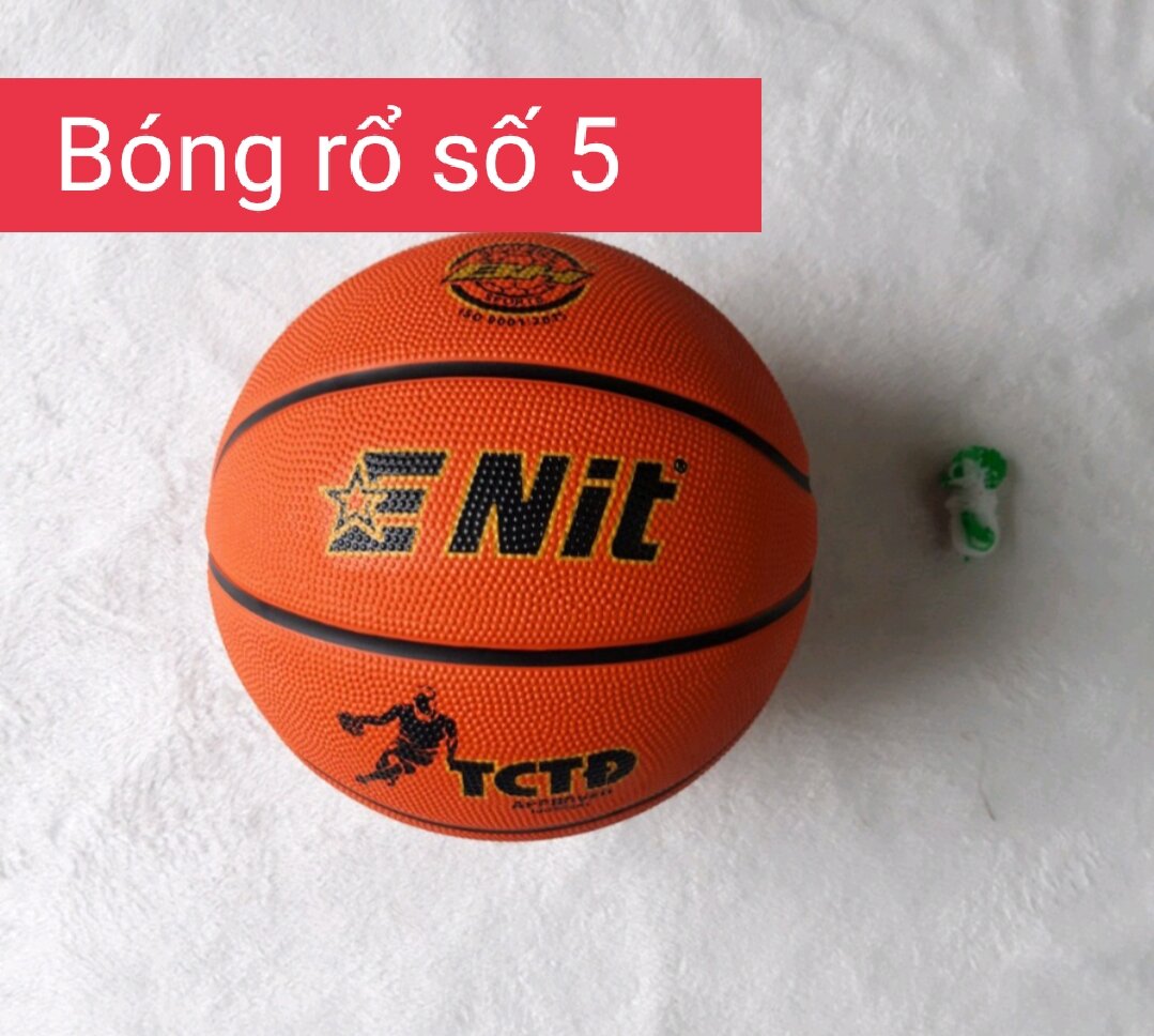 Quả bóng rổ màu cam ENit số 5