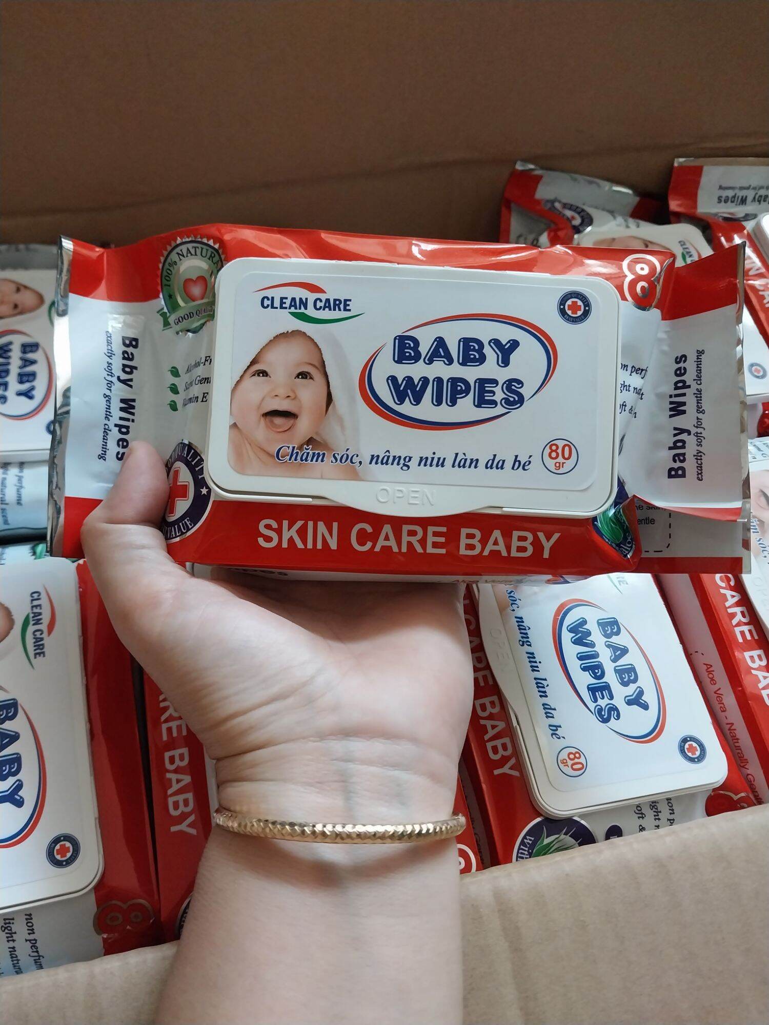 Wholesale Price [Combo 10 Pack] Premium Baby Wipes 80Gr