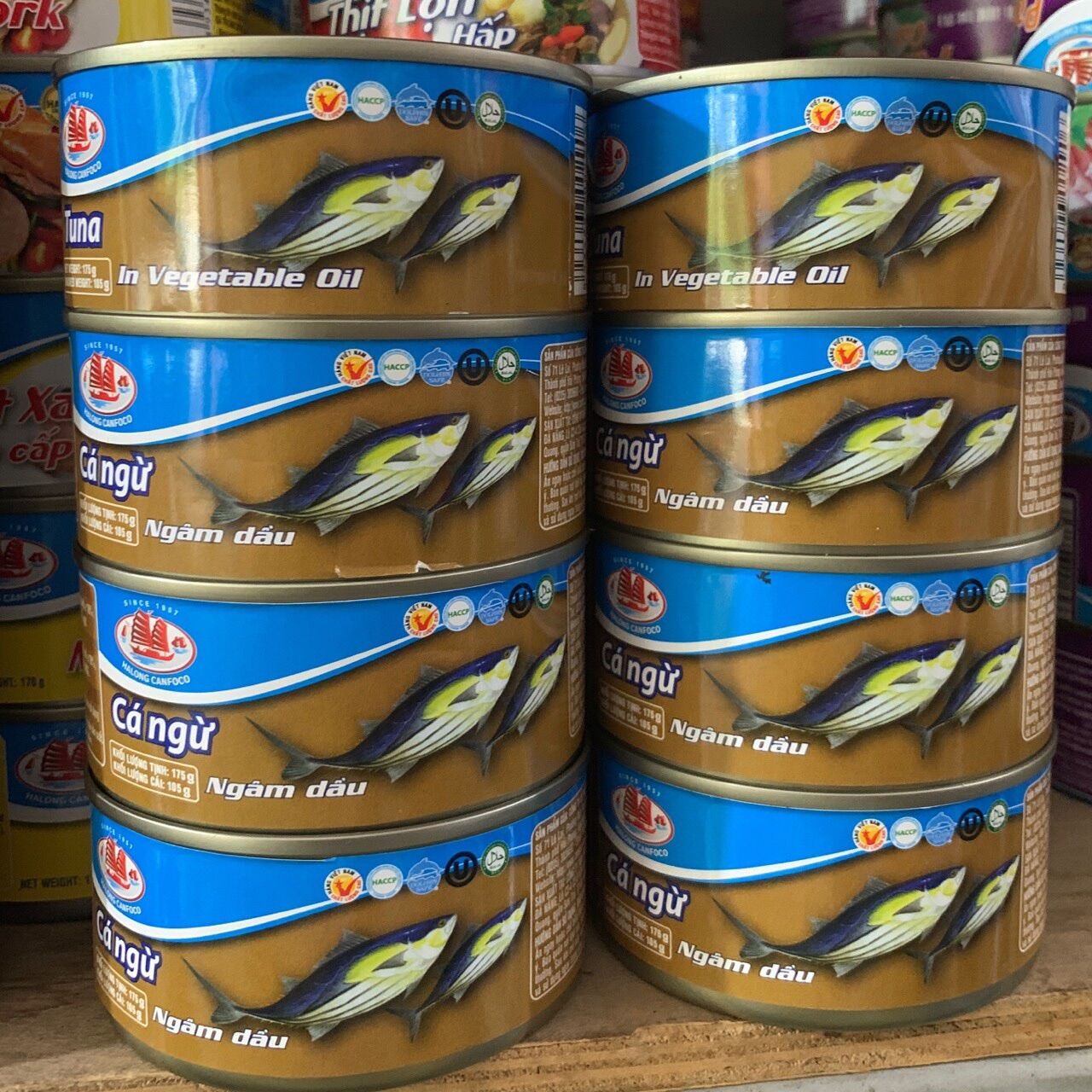 Cá ngừ ngâm dầu hộp 175g