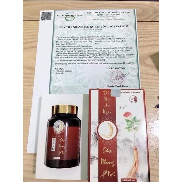 TĂNG CÂN SÂM NHUNG PLUS 60v