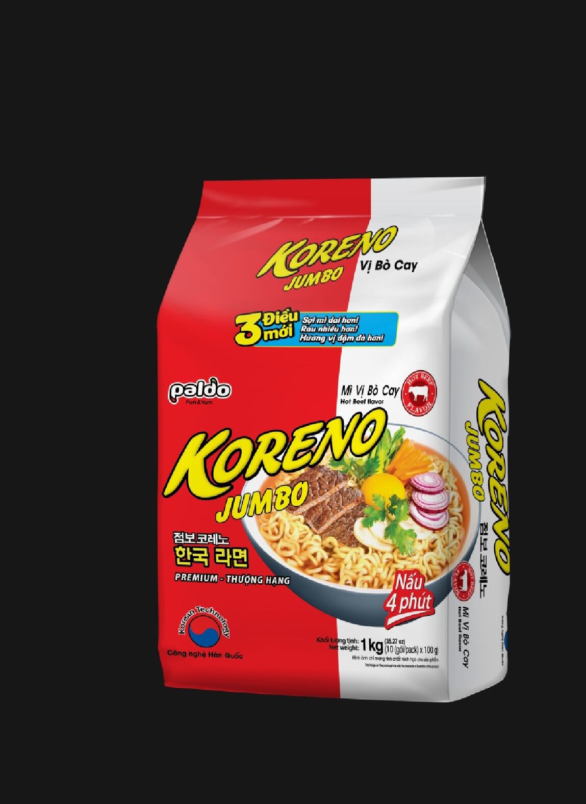 Mỳ 4 phút KORENO CÁC VỊ # MỲ KORENO 4 PHÚT
