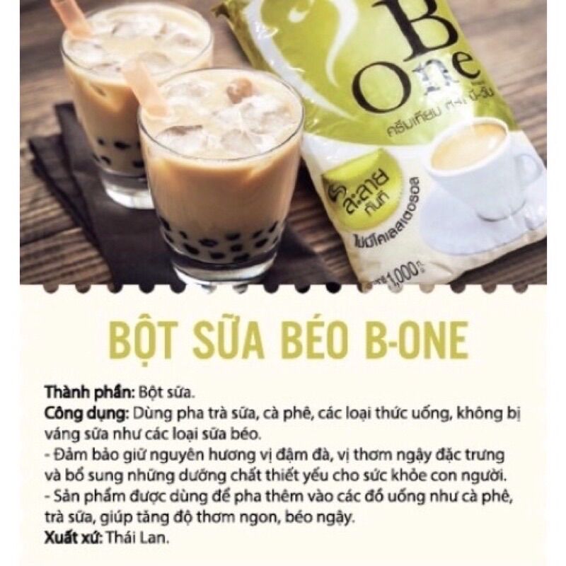 Bột kem béo Thái Lan B One chia lẻ 200g