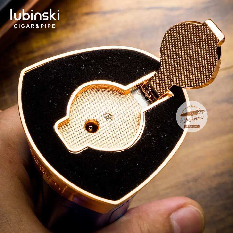 BẬT LỬA KHÒ ĐỂ BÀN LUBINSKI YJA-10035 HAI CHẾ ĐỘ LỬA