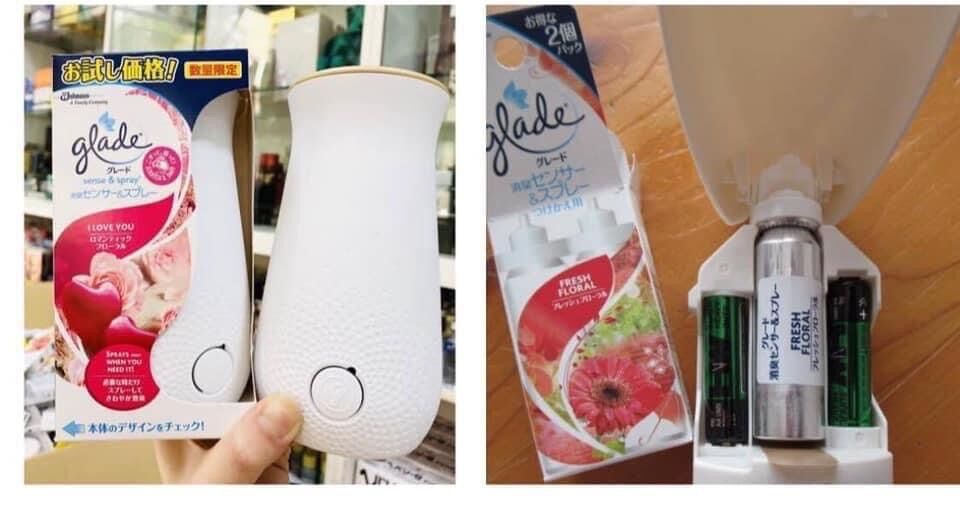 Xịt thơm phòng tự động GLADE nội địa Nhật