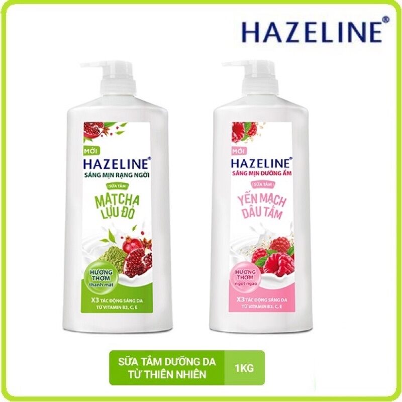 Sữa tắm hazeline 1,2kg (đủ 1,2kg không đầy chai)