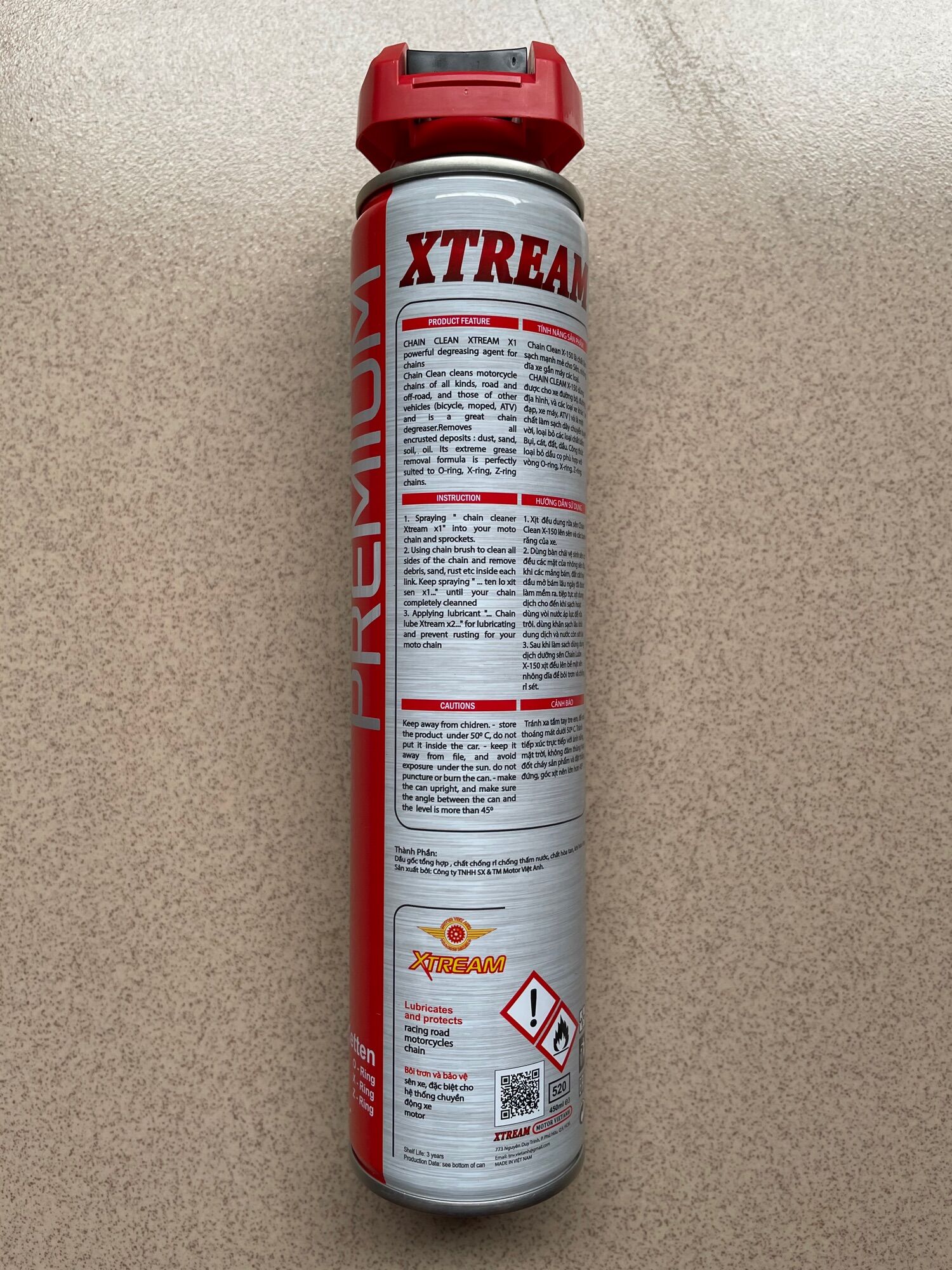 Dưỡng sên X-150 Chain Lube Premium