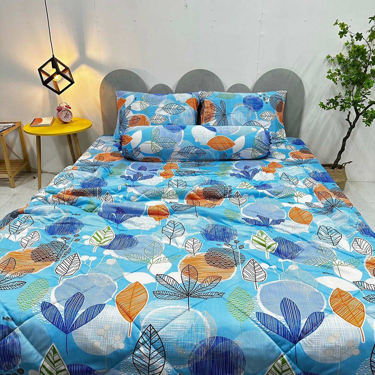 Set 5 chăn drap áo gối THUN LẠNH HÀN QUỐC