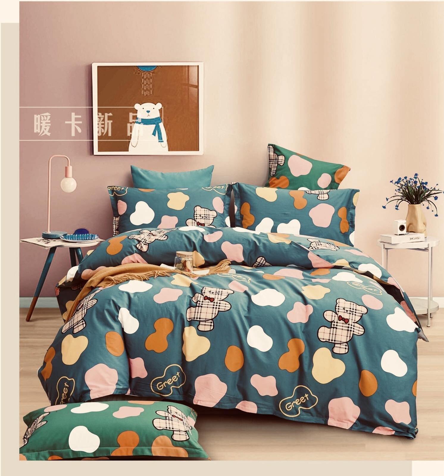 Bộ Drap bọc nệm vải cotton nhiều size
