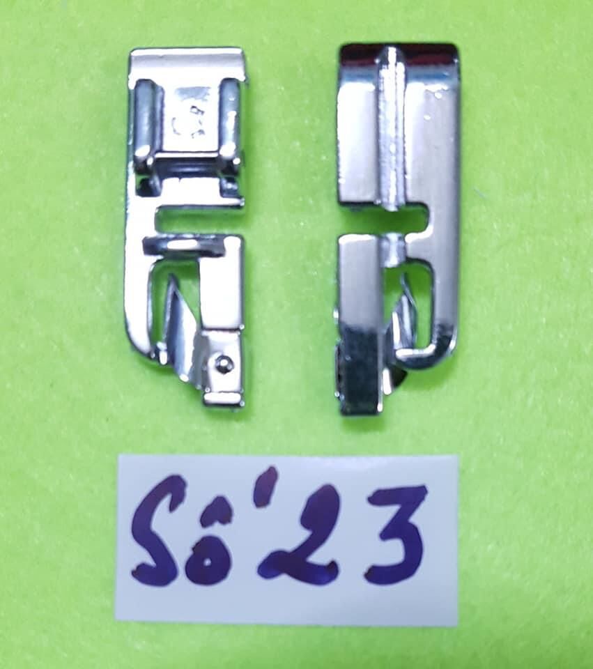 Chân vịt máy gia đình đa chức năng may cuốn biên, có 2 cỡ để chọn lựa nhé