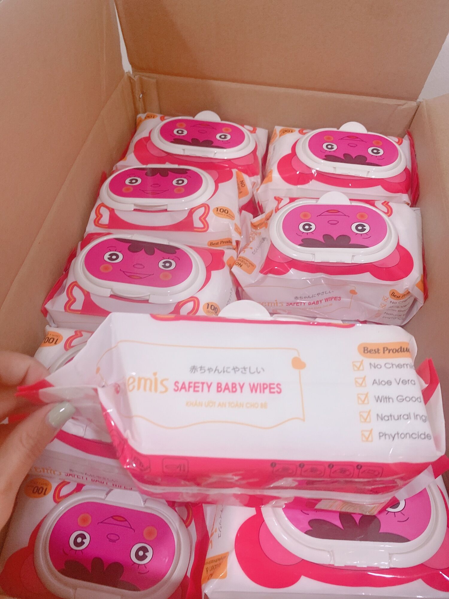 (Combo 5 gói) khăn ướt DOREMI 100 TỜ