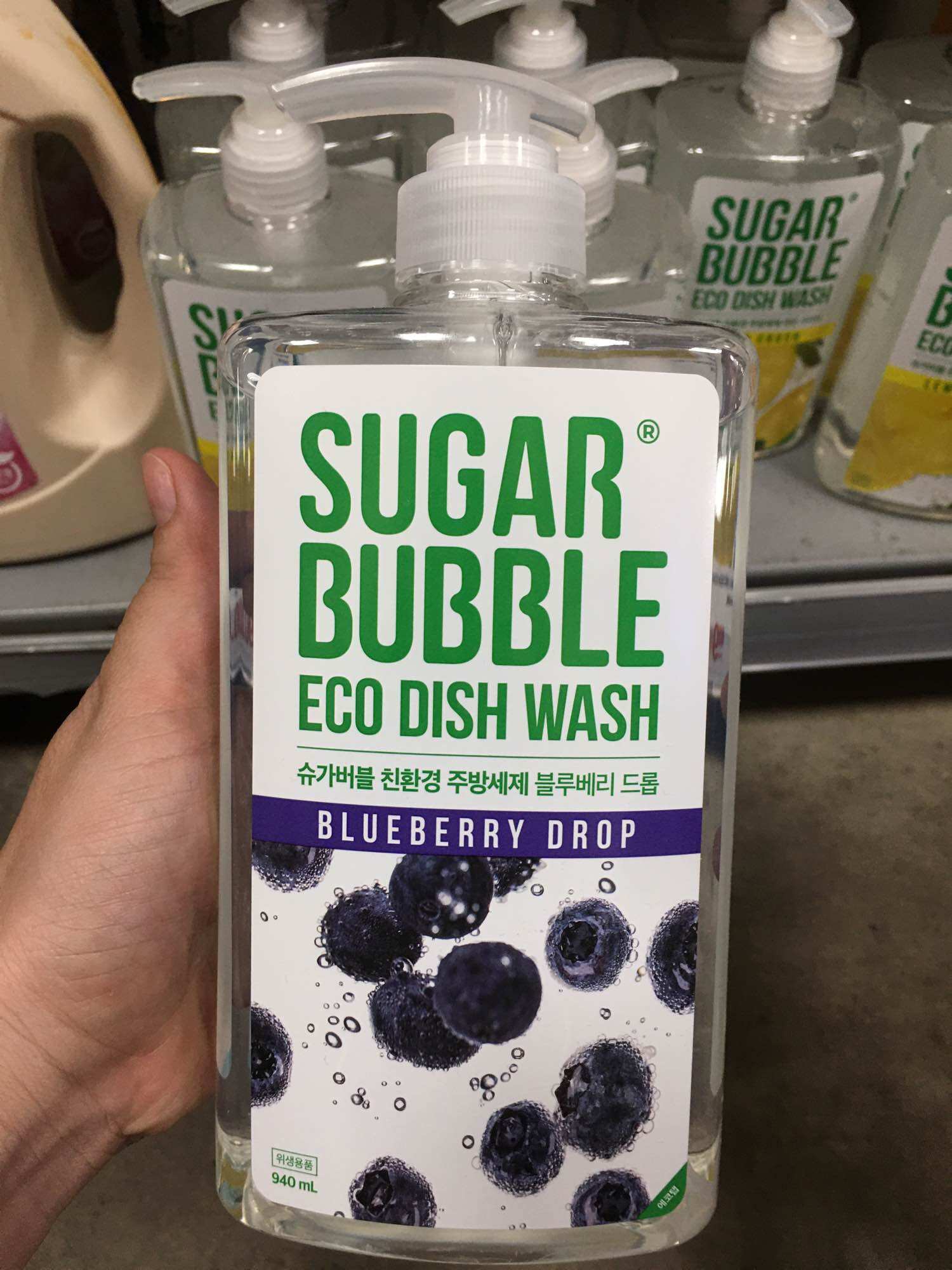 Nước Rửa Chén Thiên Nhiên Sugar Bubble 940Ml