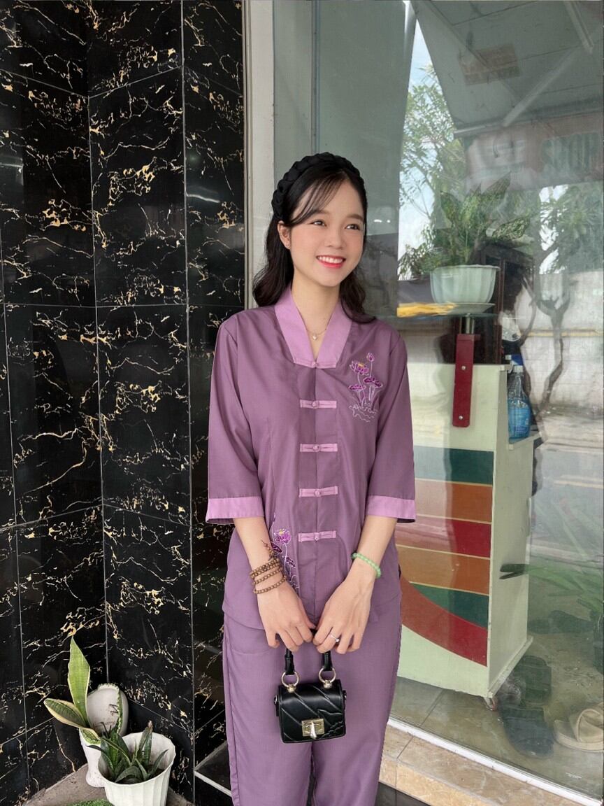 Đồ Bộ Đi Chùa  - Mẫu La Hán Phối